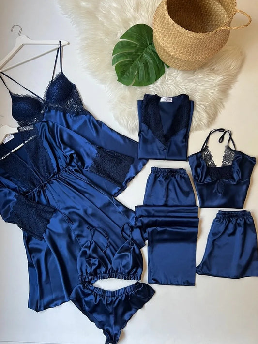 Premium 8pcs Nighty Collection – Cozy & Elegant Nightwear